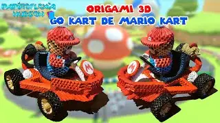 Origami 3D Go Kart de Mario Kart