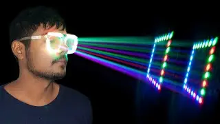 How To Install Colourful Bulb In Goggles || How To Install light In Chasma || Ankitjugadu