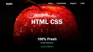 🍎How to Create Website like Apple: Web Design Tutorial, HTML CSS 🔥
