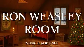 Ron Weasley's Room and Burrow Christmas | Harry Potter Music & Ambience