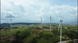 Drone Footage Of Windmills In Beautiful Cloudy Sky | Landscape | Shutterstock | Part-14