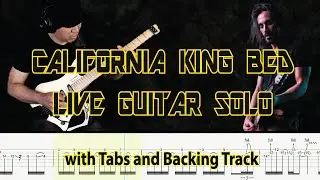 Nuno Bettencourt CALIFORNIA KING BED LIVE Guitar Solo with Tabs and  Backing Track by Alvin De Leon