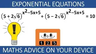 Next Level Algebra: Exponential Equations for University Entrance (Ep.4)