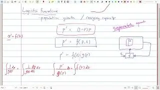 01204215/67 Math for CPE 04-1 ทบทวน logistic equations และแนวคิดเกี่ยวกับความเสถียร