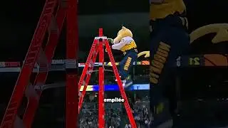 Une mascotte de la NBA se moque des fans