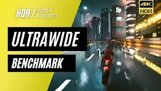 CYBERPUNK 2077 RAY-TRACING OVERDRIVE PC HDR ULTRAWIDE (3440X1440) BENCHMARK