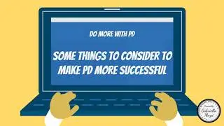 Do more with ... professional development
