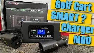 HTRC GOLF CART SMART BATTERY CHARGER 36v 48v Lithium | UNIVERSAL LCD SCREEN EZGO CLUB CAR YAMAHA