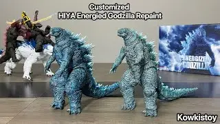 Even Bluer✨Kowkis customized HIYA Energized Godzilla #hiyatoys #godzilla #monsterverse