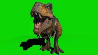 dinosaur green screen || dinosaur roar green screen