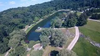 Sudden quadcopter crash into water