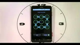 Droid X Setting up a Security Pattern