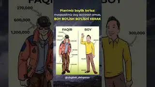 Boy korinish yoki boy bolish 