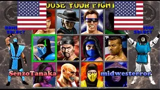 Mortal Kombat II ➤ SenzoTanaka (Usa) vs midwesterror (Usa) mk2