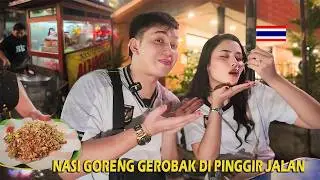 PACAR THAILAND COBAIN NASI GORENG GEROBAK DI INDONESIA‼️