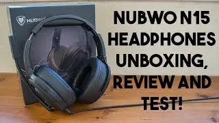 Nubwo N15 Headphones Unboxing, Review and Microphone Test!