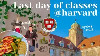 harvard vlog | spirited away, meeting the president of korea, last day of classes