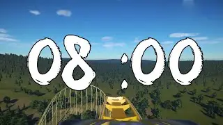 8 Minute Timer | Roller Coaster Timer For 8 Minute | ADHD Creative Timer 