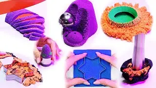 Very Satisfying Cut Squish Compilation Kinetic Sand ASMR 17