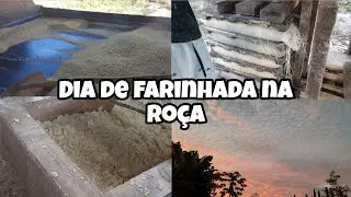 DIA PRODUTIVO NA ROÇA || MOSTREI COMO SE FAZ A FARINHA DE PUBA😋❤️