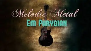 Melodic Metal Backing Track - C Phrygian (Cm) - 110bpm