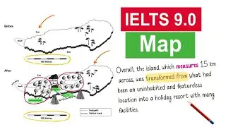 Get Band 9 in Task 1 IELTS Writing Map