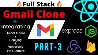 Full Stack Gmail clone | Complete UI design of Gmail frontend | React modal tutorial | Part 3