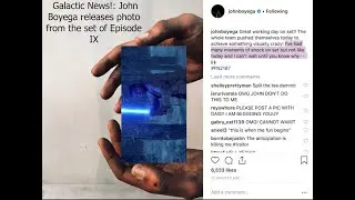 Star Wars Episode IX set photo released by John Boyega  #StarWars #StarWarsEpisodeIX