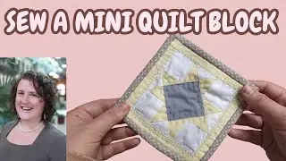 Miniature Quilt Tutorial Quilt along  Mini Quilt 7 Quilting Tutorial with Faodail Creation