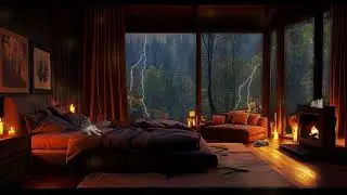 A world of classical music with rain, thunder, a crackling fireplace, and fluffy kittens