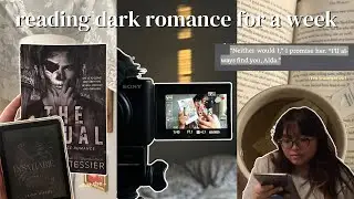 reading dark romance books for a week | reading vlog 📖🥀