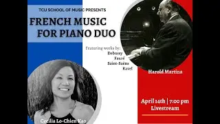 Faculty Recital Series: Harold Martina and Cecilia Kao, piano