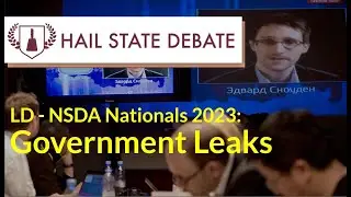 Lincoln Douglas - NSDA Nats 2023 - Government Leaks