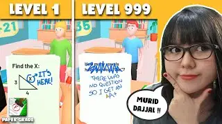 BECOME A FAKE TEACHER, AND STUDENTS PRANK!! - PAPER GRADE INDONESIA