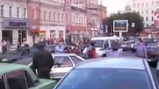 Драка кавказцев с националистами