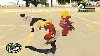GTA San Andreas Dragon Ball z Vs Naruto 2016