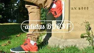 Adidas ZX 8000 Boost Solar RED + On Feet HD