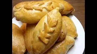 Пирожки с курицей и сыром очень вкусные и сытные