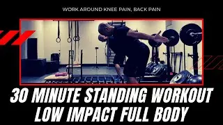 30 Minute Standing Home Workout Low Impact Full Body (Also for knee or back pain)
