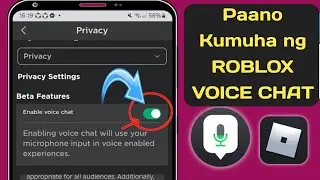 Paano Kumuha ng ROBLOX VOICE CHAT (2024) |  Roblox voice chat