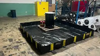 Justrite Rigid-Lock QuickBerm® – the Ideal Option for Portable Spill Containment