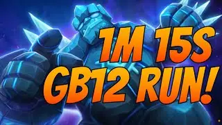 SEMI-SPEED GIANTS B12 RUN! Teams to clear GB12 in about 75 seconds! | Summoners War