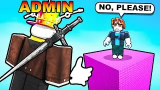 I used Admin Commands to CONTROL 100 Players in Roblox Camo Troll Tower
