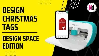 Design Christmas Tag in Design Space App | Tutorial | South African YouTuber