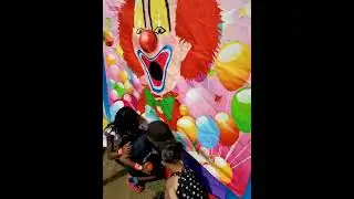 James Cheng and Jacqueline Cheng kids festival clown 🤡balls games children playground community ctr