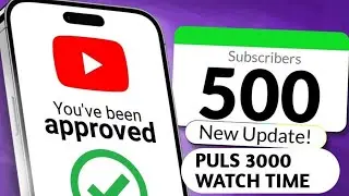 YouTube Monetization Update In Pak | YouTube Monetization Start on 500 Subscribers & 3k Watch time