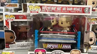 Bret the hitman hart VS Shawn Michaels Funko pop Montreal screw Job , Bianca Bel air vinyl figure