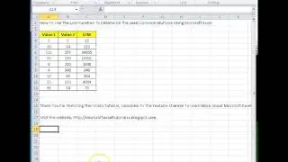 00172 - How To Use The LCM Function To Determine The Least Common Multiple Using Microsoft Excel