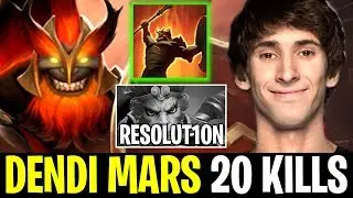 DENDI MARS Midlane Overpower New Hero vs Resolu1ton Dota 2