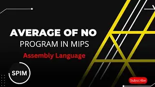Find the average of 3 numbers MIPS Program |Assembly language
